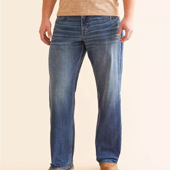 BKE Seth Straight Leg Stretch Coolmax Jeans Size 36 XL - Picture 2 of 3